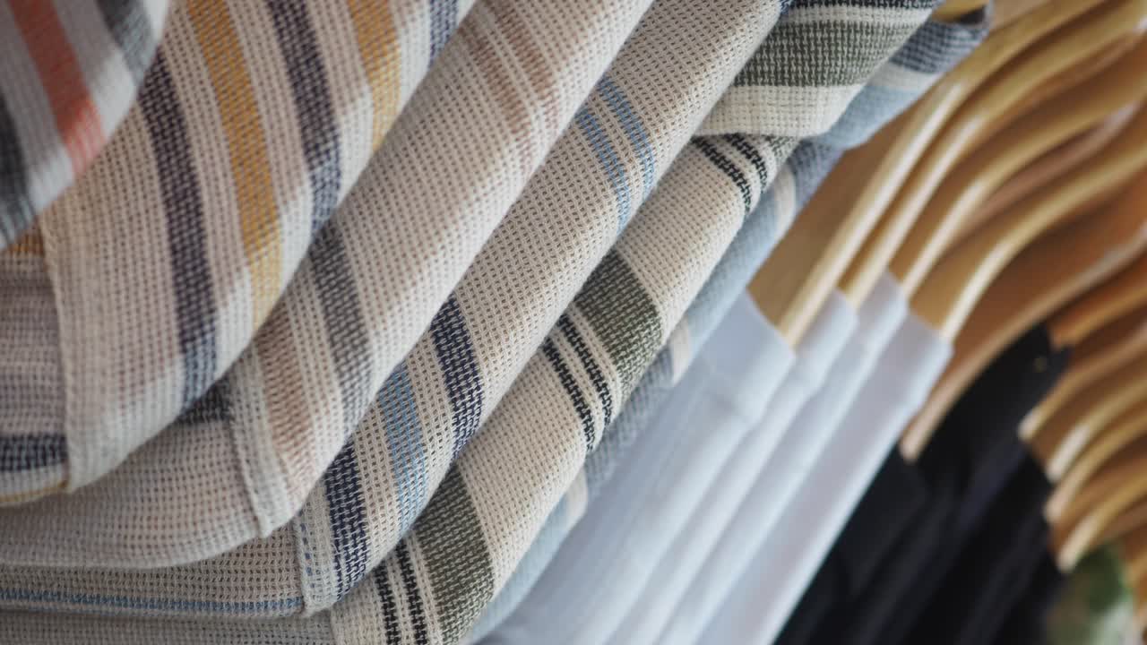 Striped Shirts on Hangers