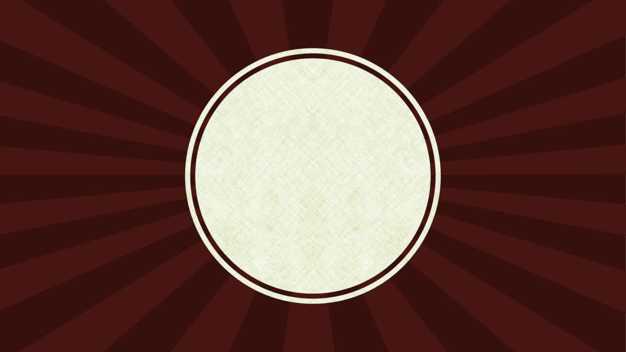 빈티지 레트로 선버스트 타원형 프레임 배경