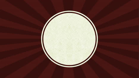 el fondo del marco ovalado retro retro sunburst