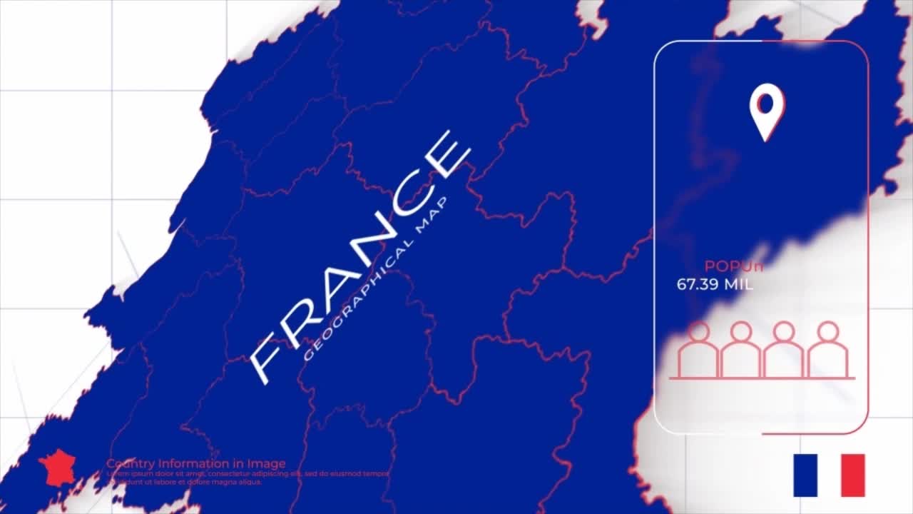 France Geographical Map and Information