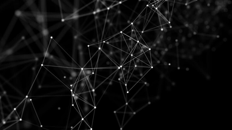 Connessione di rete globale. Concetto di composizione lineare per il business mondiale. Sfondo in loop.