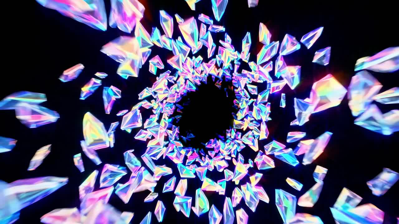 이리데센트 크리스탈 터널