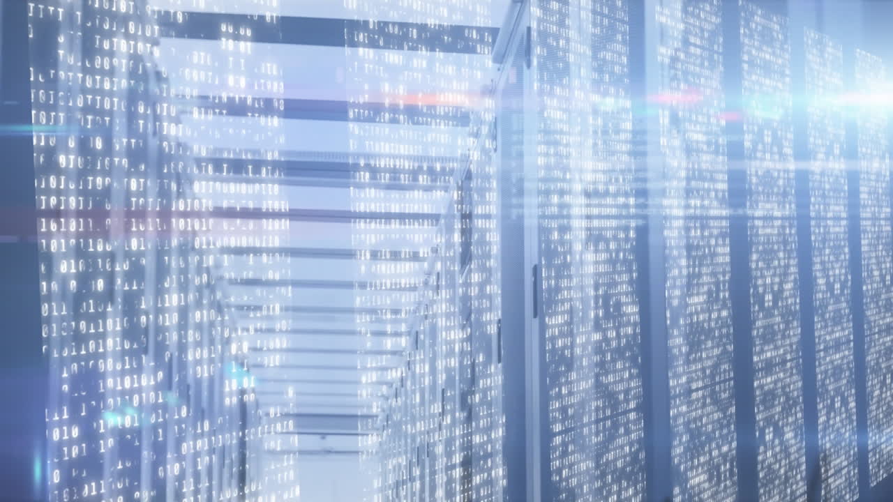 animación de datos con procesadores informáticos en segundo plano