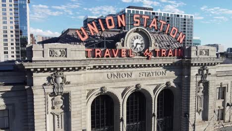 aerial view of denver's union station