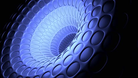 abstract blue 3d spiral background