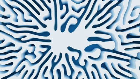 Abstract lines and curve lines, 3d rendering.