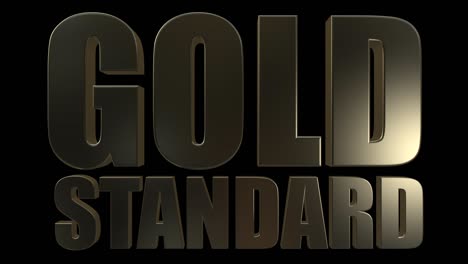 gouden standaard animatie