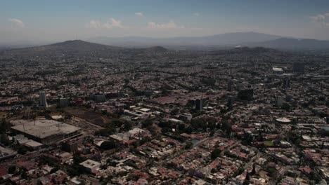 toma aerea de guadalajara jalisco time-lapse