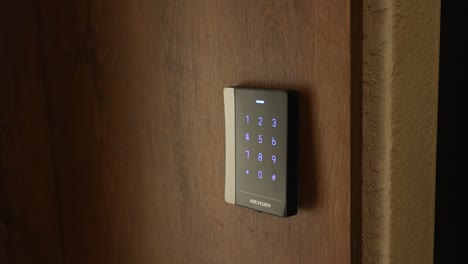 using a keycard for door access