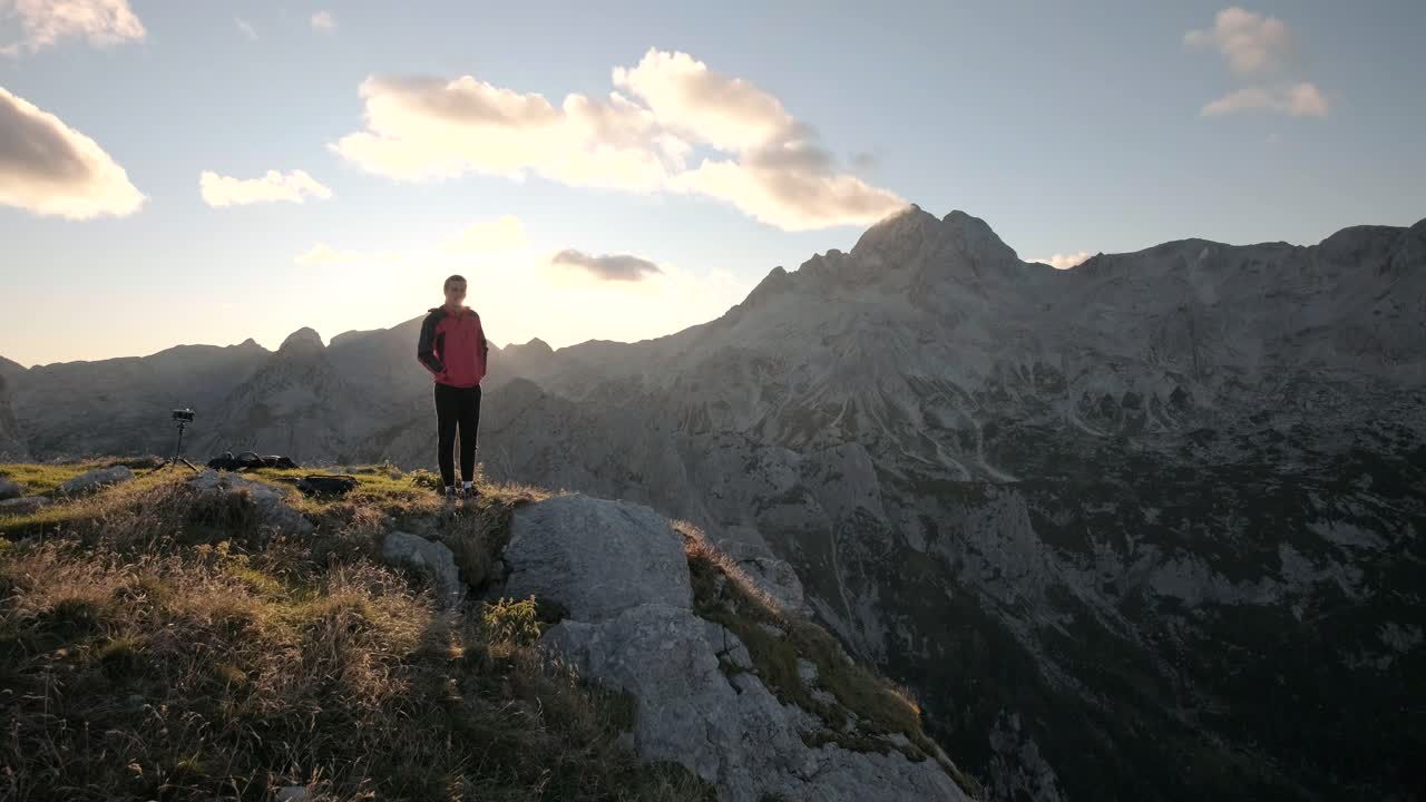 senderismo por los alpes julianos en el parque nacional triglav en eslovenia