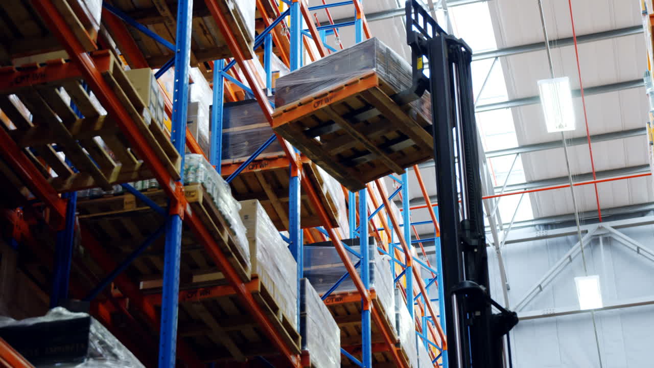 vídeo de un transportador de paletas