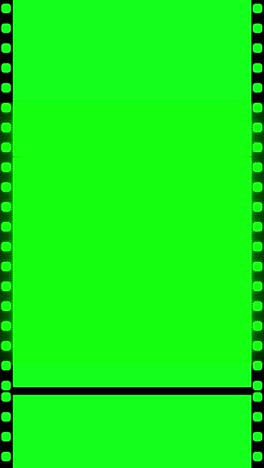 Old film look animation on green color screen chroma key film noise flicker scratches dust hair