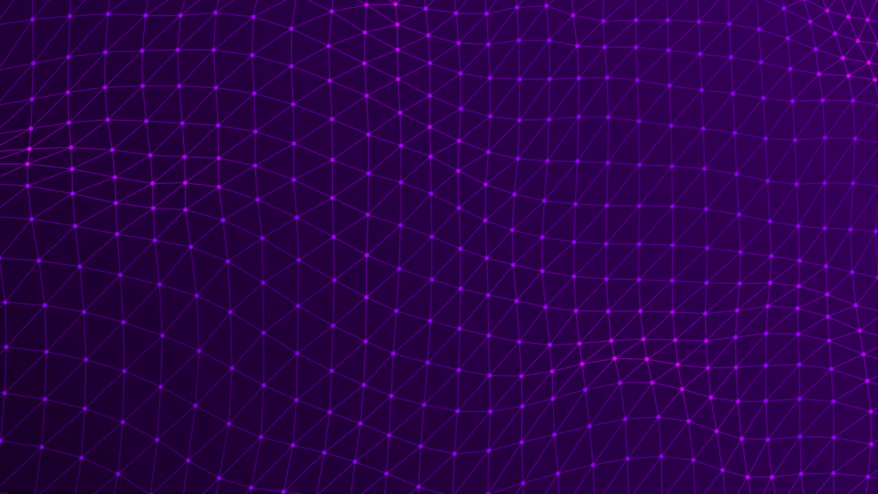 Abstract Purple Digital Mesh Wave Background