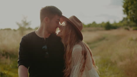 happy lovers going forward walking and dancing smiling and laughing 5