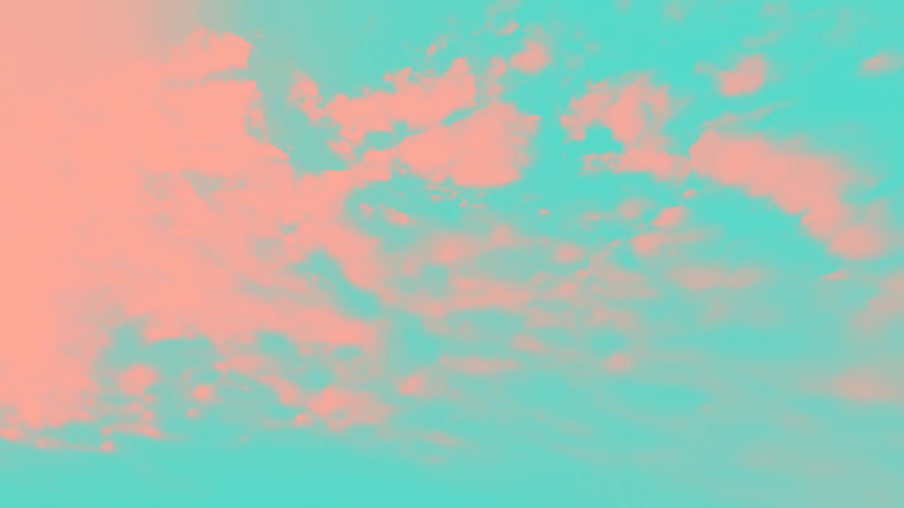 Nuvole nel cielo. Time lapse