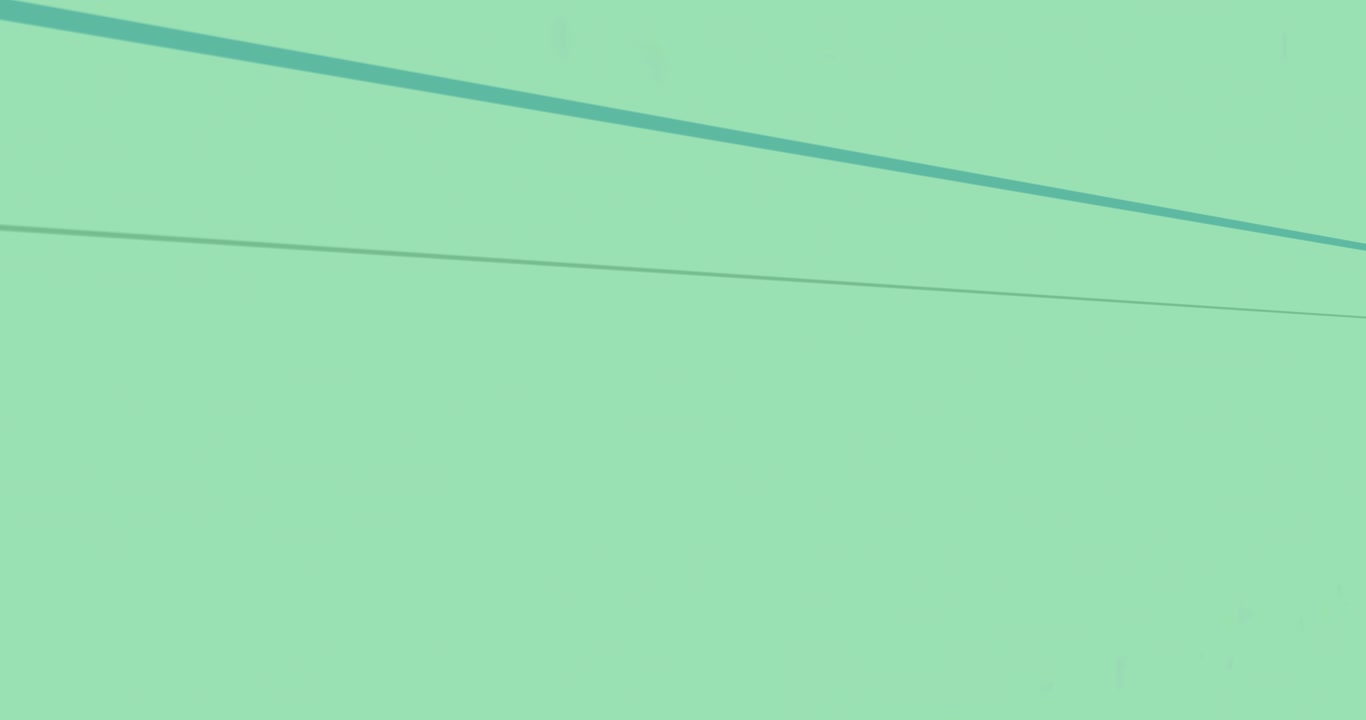 Wedge entering creating transition, slanted line shifting and blue bar fading on transparent canvas