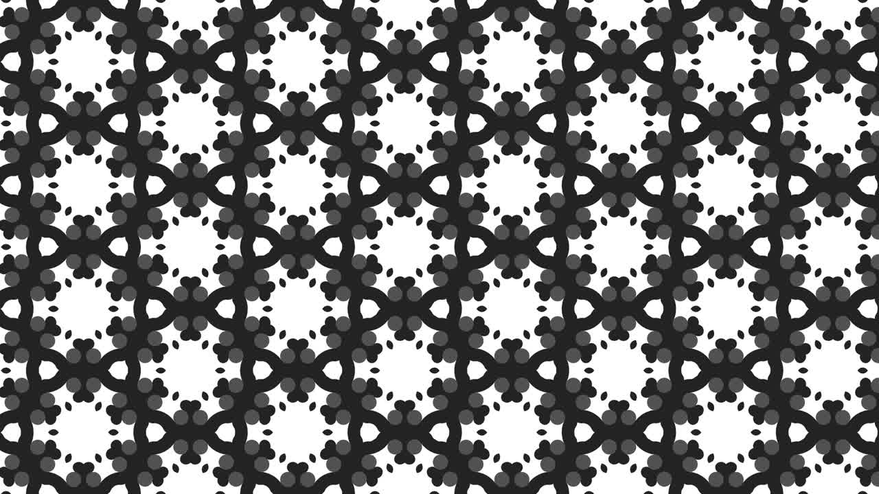 diseño de patrón sin costuras animado flotante