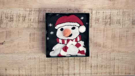 concepto de embalaje de regalos de navidad