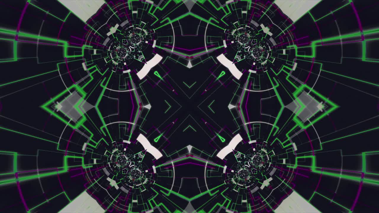 hi tech digital geométrico disco bucle