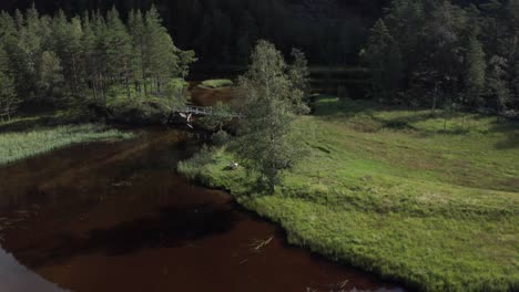 spending alone time camping at slattoyane stamnes vaksdal woods norway