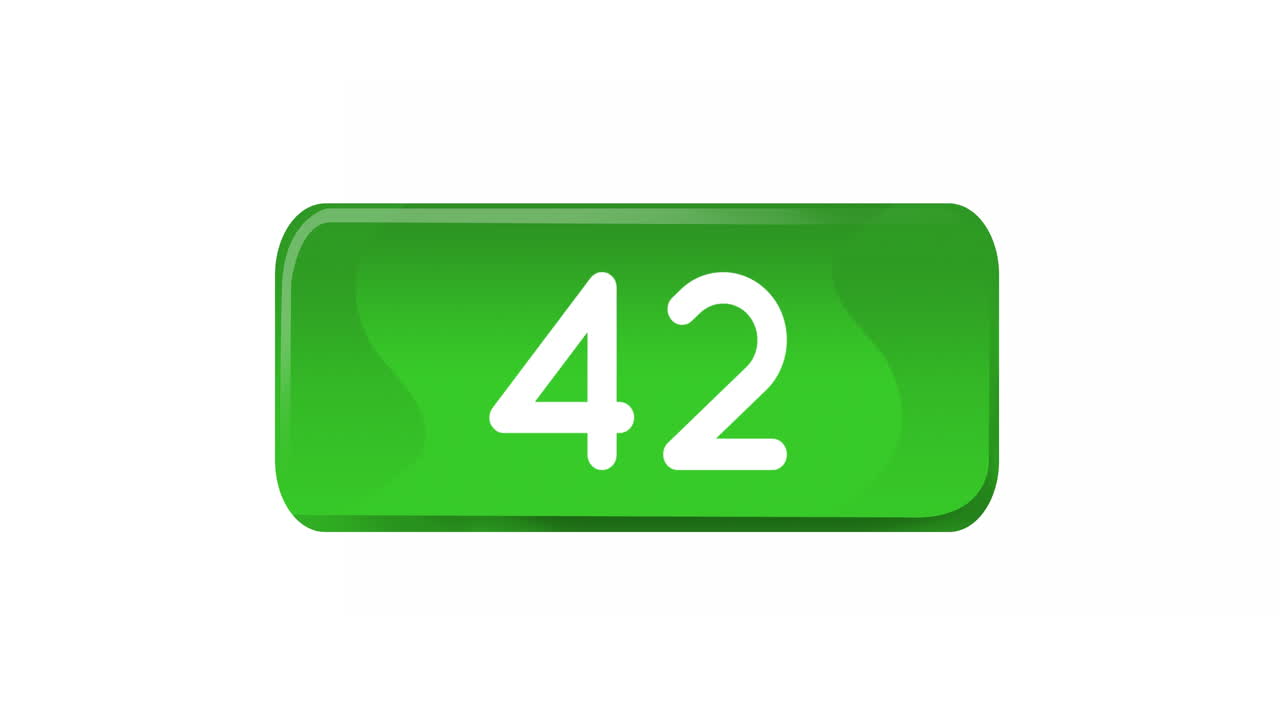 4k까지 계산되는 숫자를 가진 초록색 상자