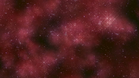 Red-and-black-galaxy-with-scattered-stars-stunning-space-background