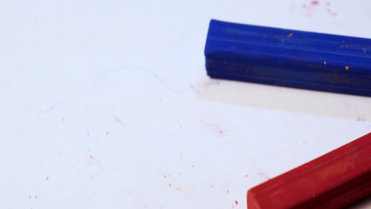 pasteles de tiza de colores en rotación