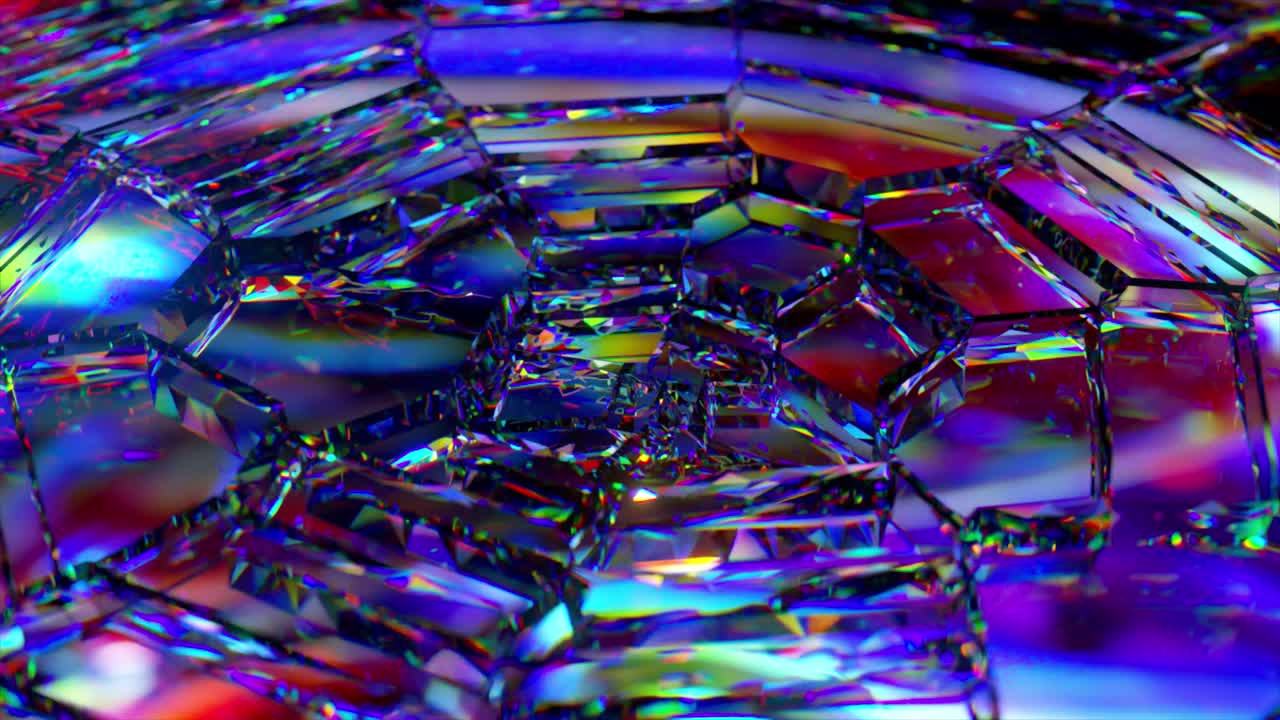 fractal de cristal abstracto