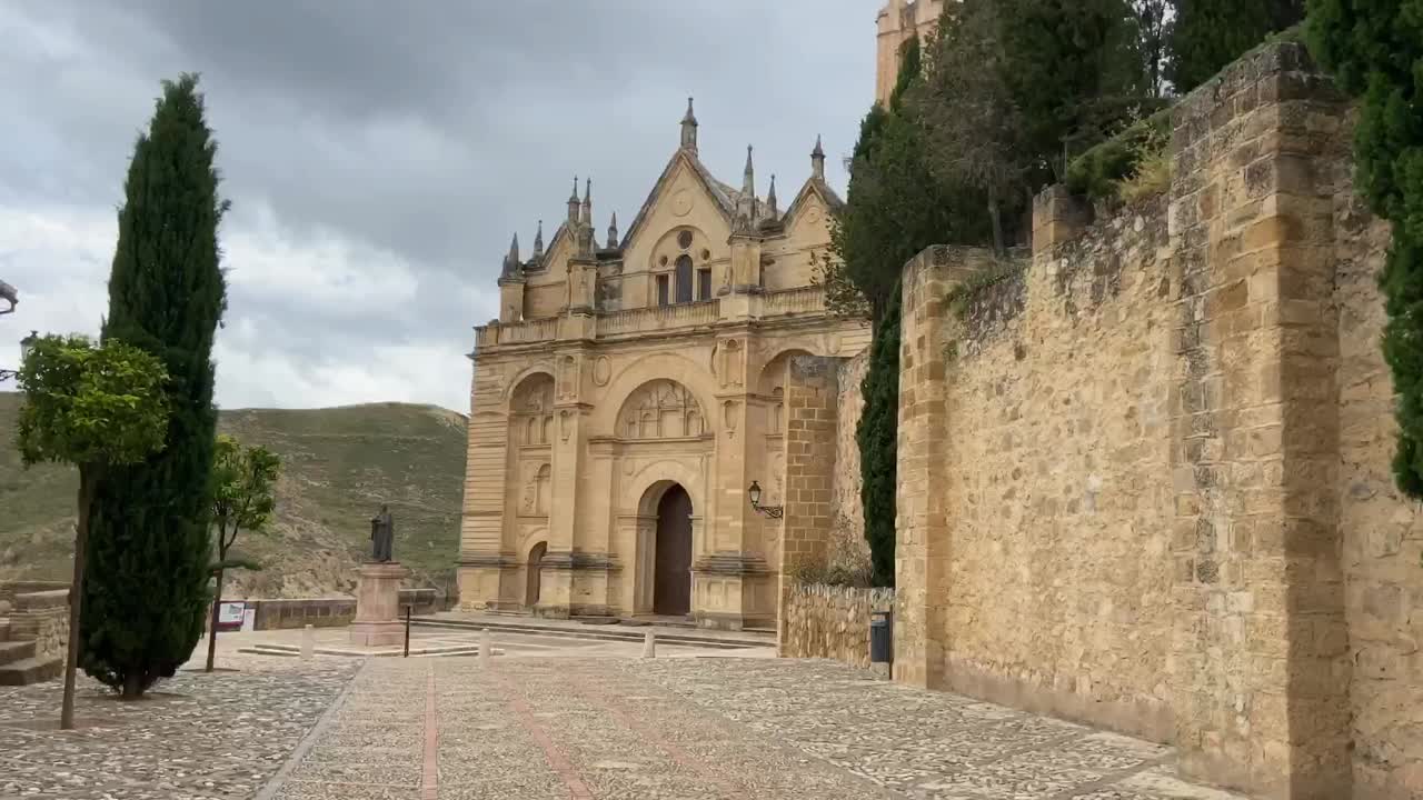 timelapse de la zona turistica de antequera en malaga un pueblo en españa