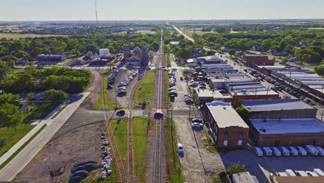 Flug-über-Royse-City,-Texas