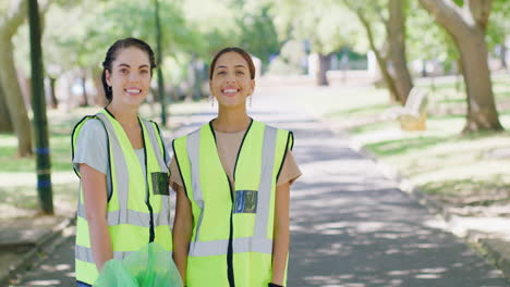 retrato de dos jóvenes voluntarios que se unen