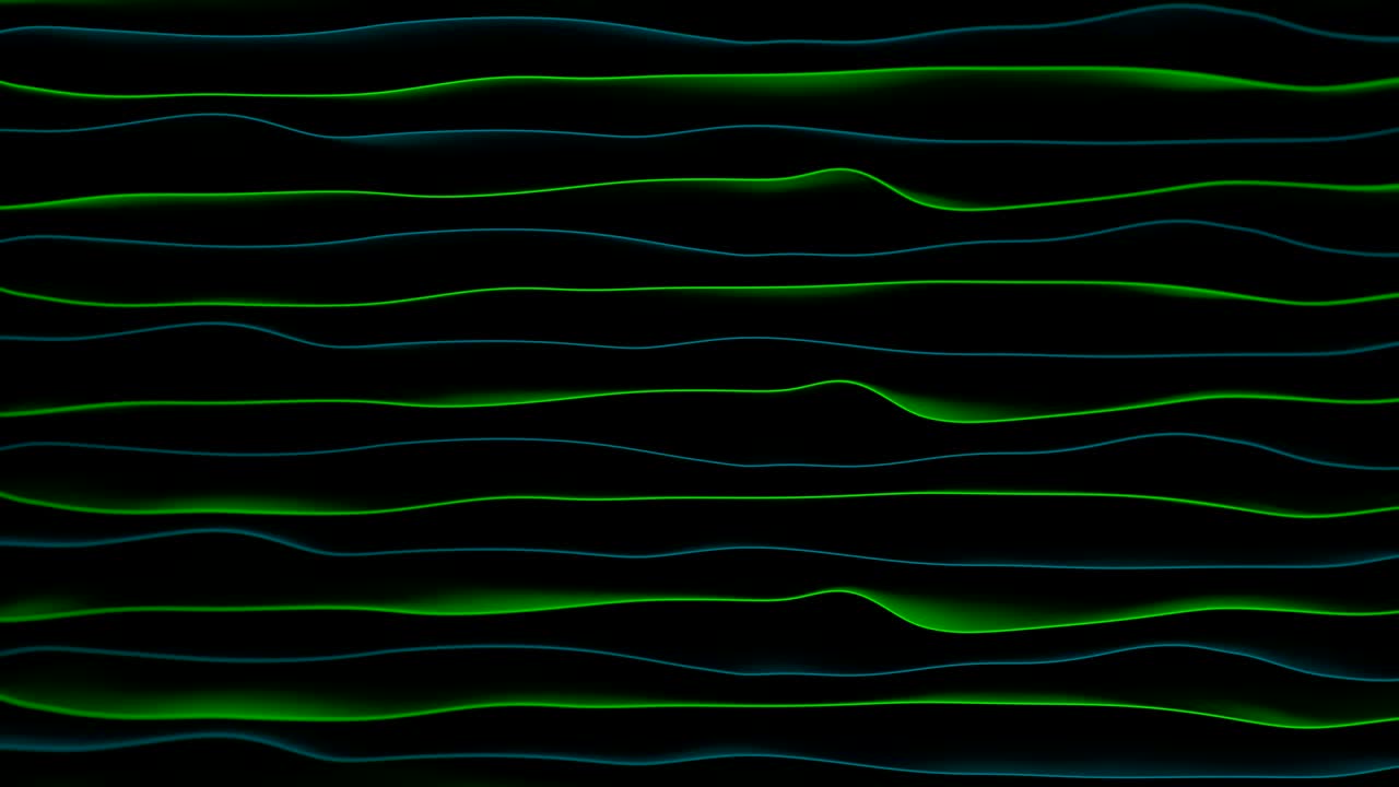 Abstract technology themed animation with undulating waves.