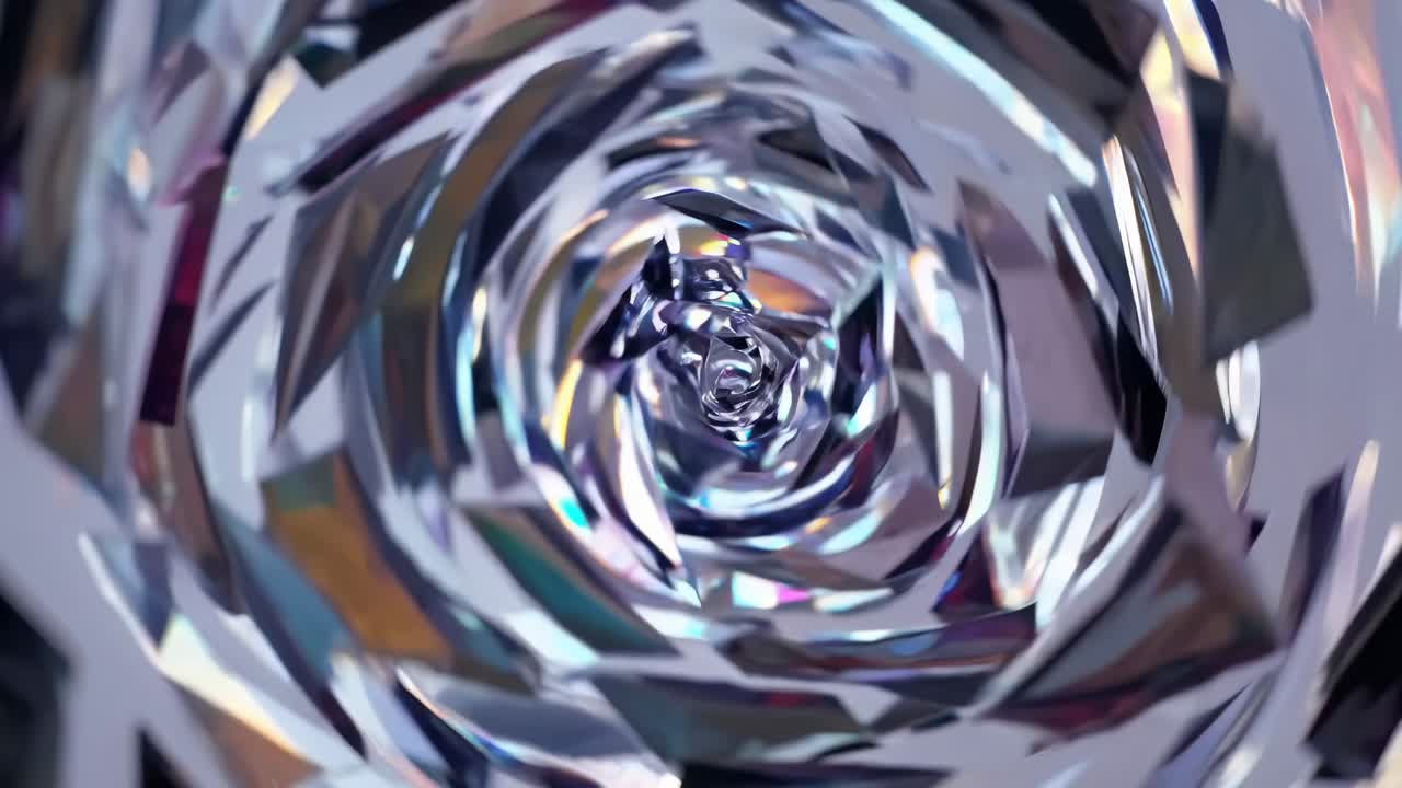 túnel geométrico abstracto