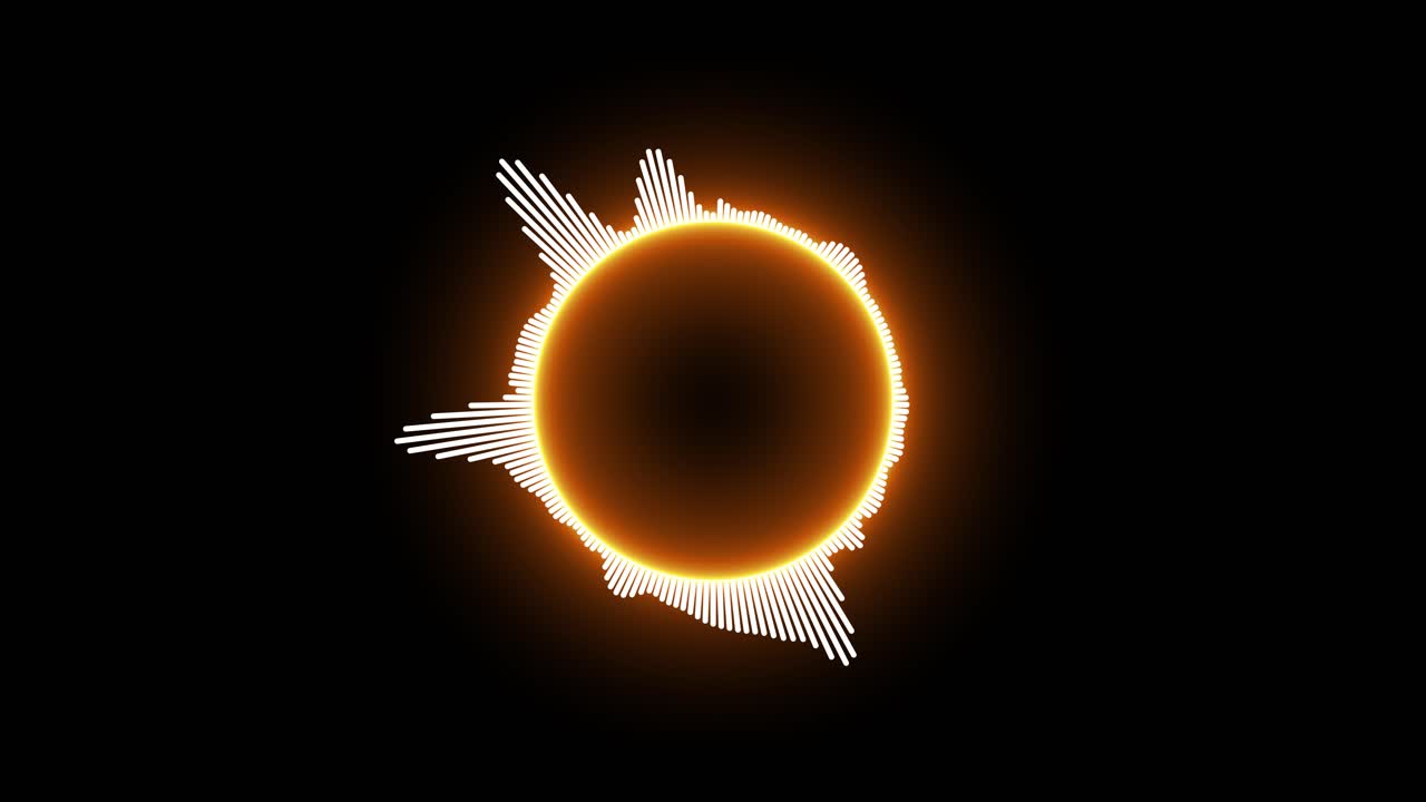 Abstract Audio Waveform