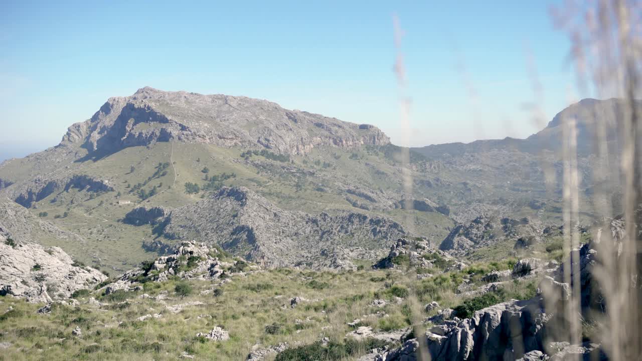 스페인 마요르카의 산악 풍경
