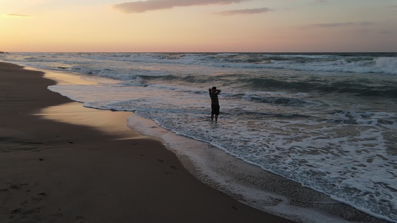 우울증 혼자 공중 드론