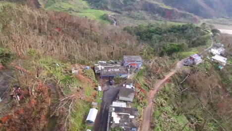 antenas sobre la destrucción del huracán maria en puerto rico