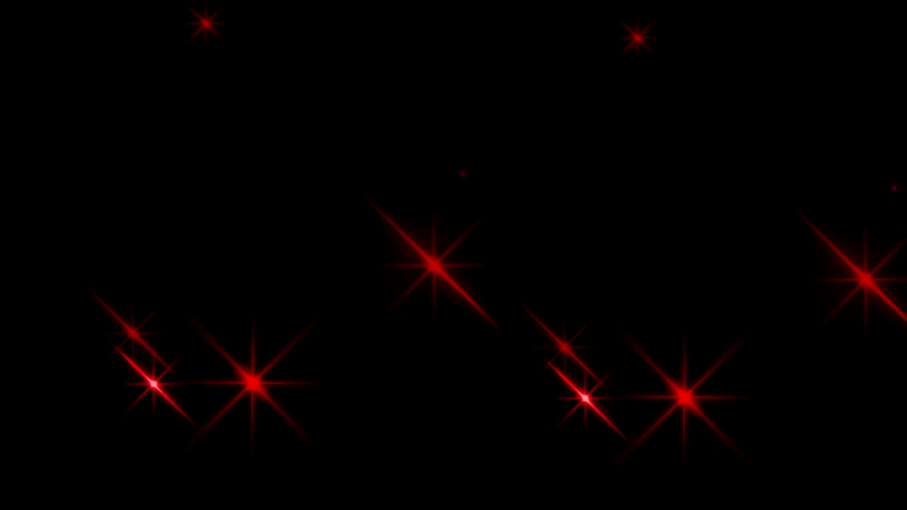 la animación la luz roja brilla sobre un fondo negro.