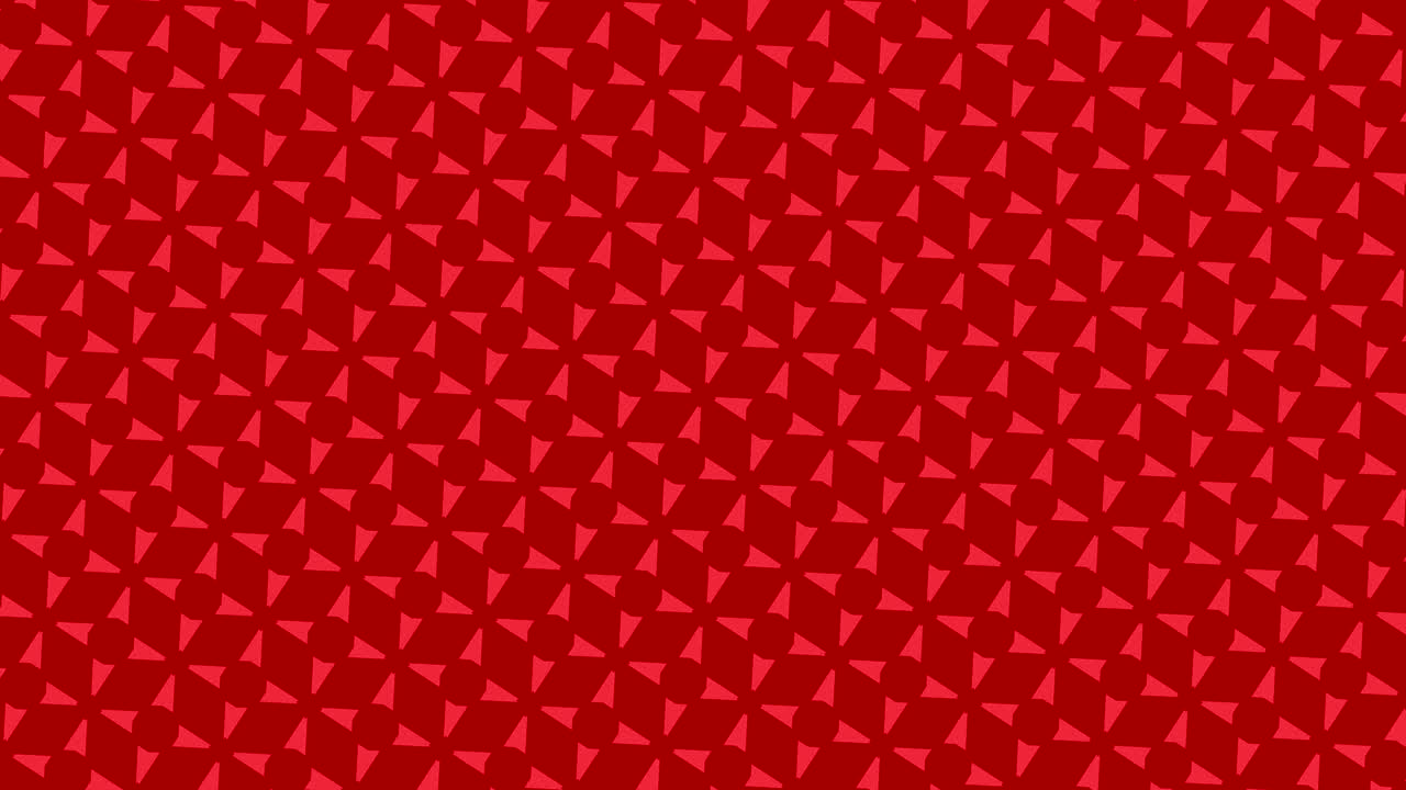 그것은 시계 방향으로 회전하면서 색을 빠르게 바꾸는 그래픽 패턴이며, 시계 방향을 반대로 회전하여 최면과 스트로보스코프 효과를 만니다.