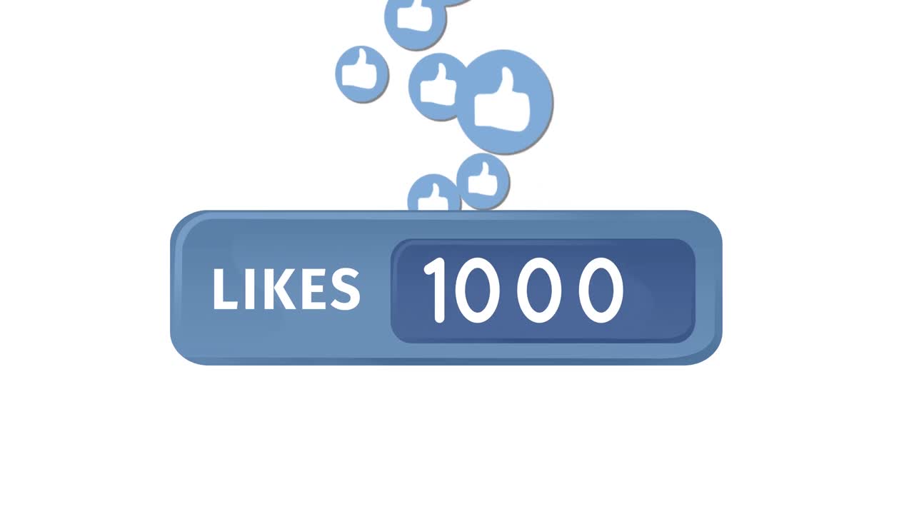 Like icons and numbers 4k