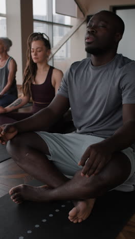 group meditation session