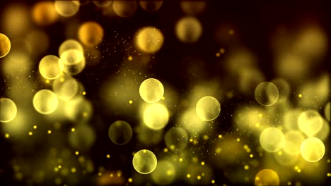 4k golden abstract bokeh particle background. 30 seconds seamless loop. have another color. check my page