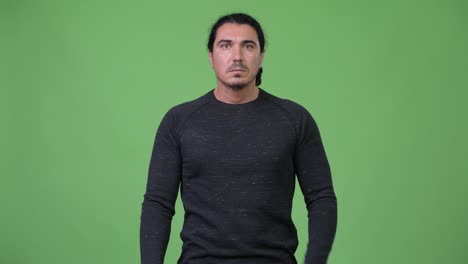 handsome man with arms crossed