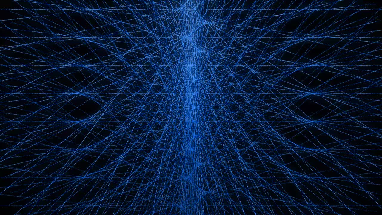 Blue color Dot Shape Pattern animation motion graphics