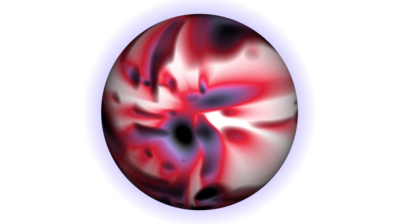 Sfondo liquido astratto con sfera e esplosione di vernice in colori arancioni vivaci