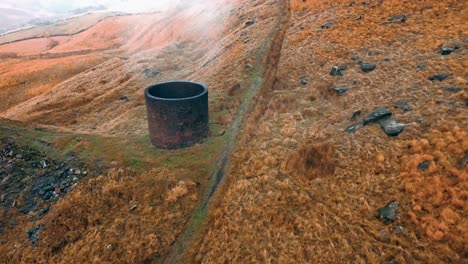 Standedge-Tunnels-Air-Shades,-Pule-Hill-Cerca-De-Marsden-En-Yorkshire