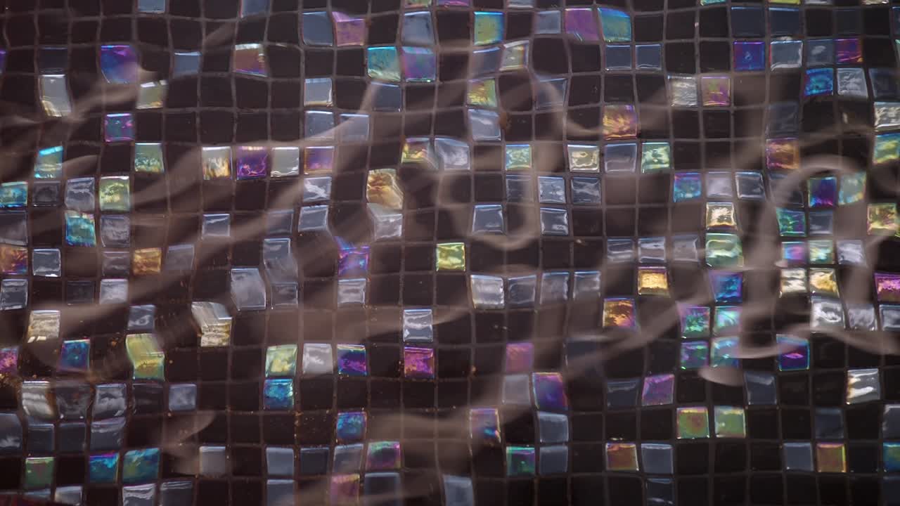 Iridescent Mosaic Tile Texture