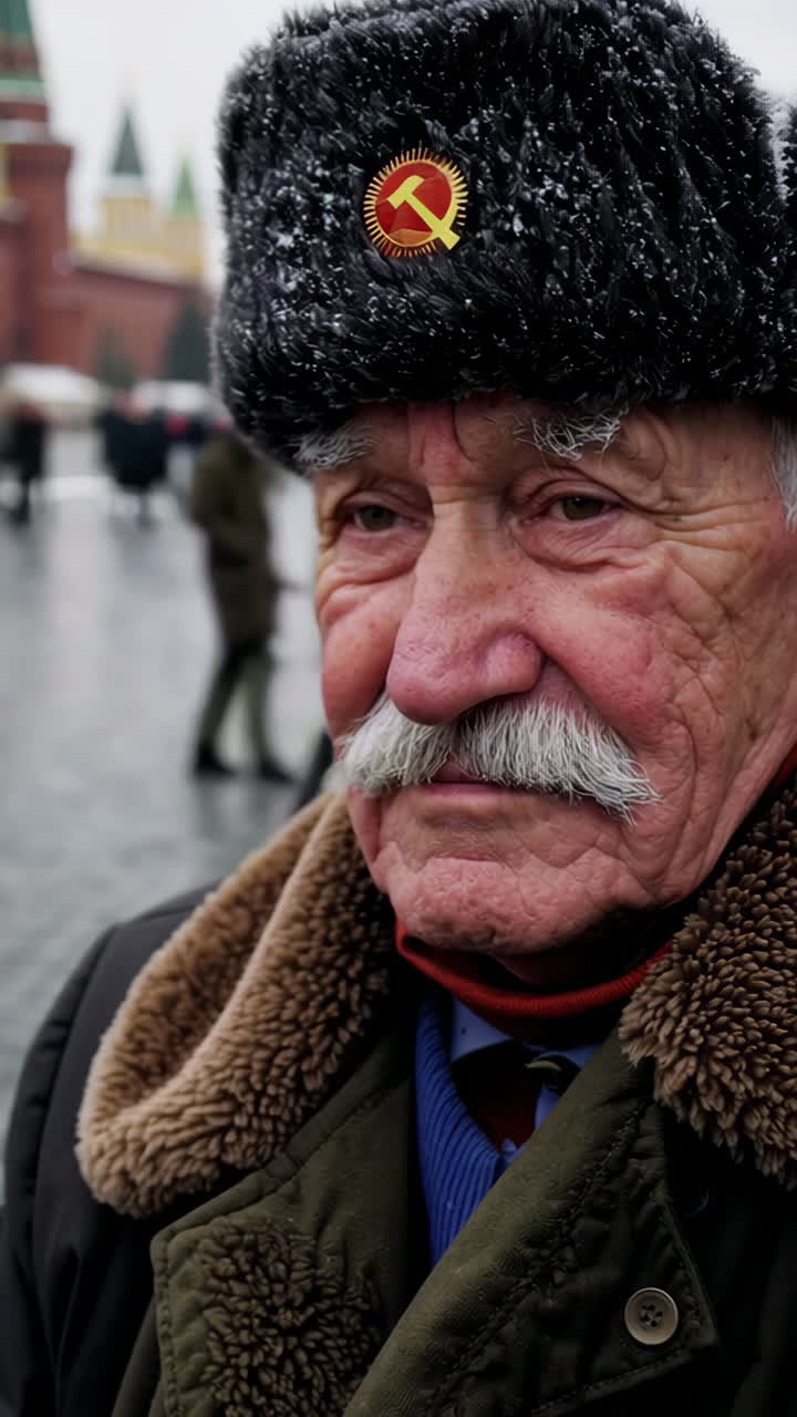 Red Square in Moscow, Winter
