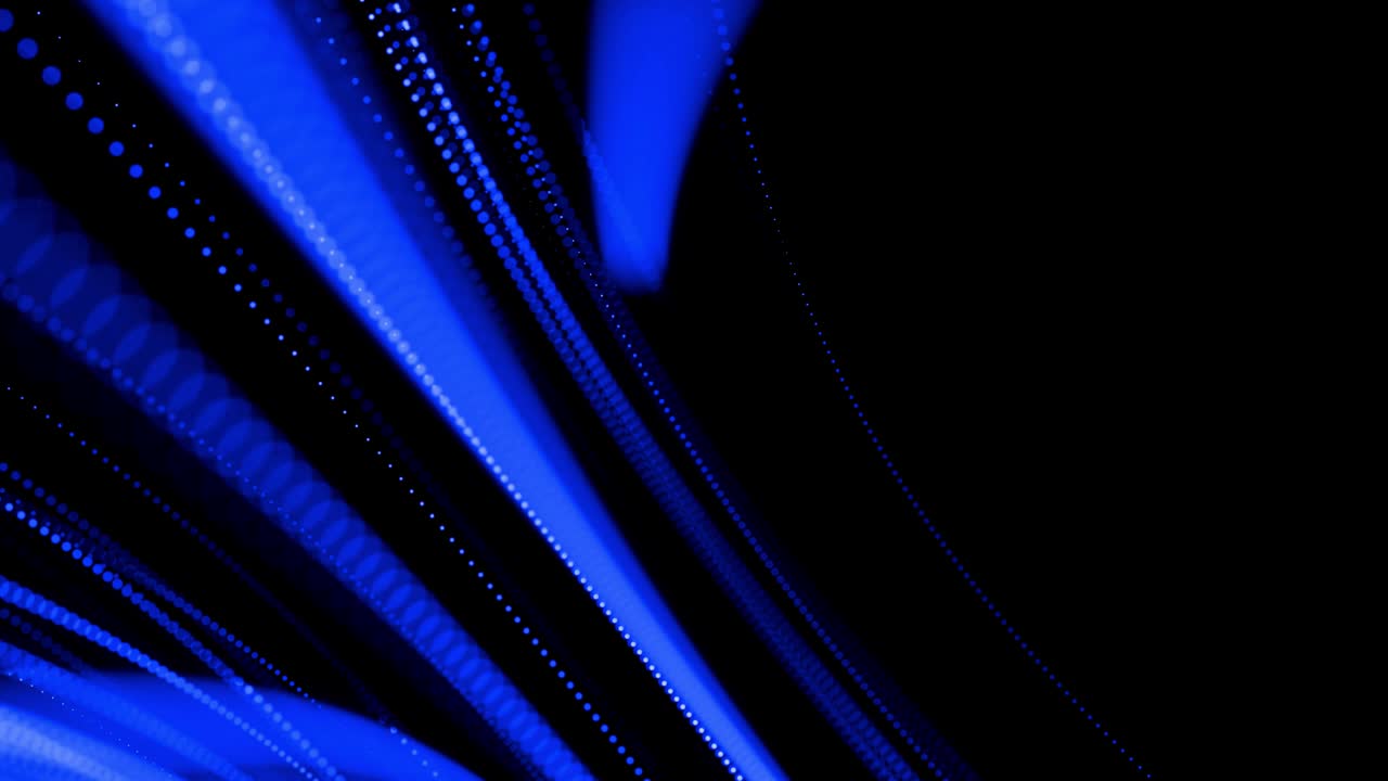 움직임 디자인 (bg) - 흐름 입자의 모양, 선, 나선, 추상 구조, 회전하는 파란 선, 회전 경로를 따라 날아간다, 3d 렌더링, 스타일리시 크리에이티브 추상 배경, 4k