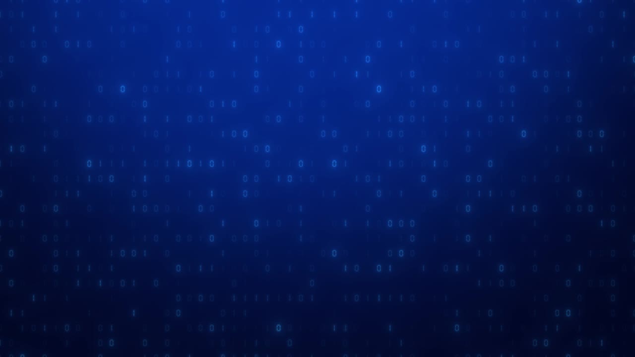 datos binarios que mueven la red de información a través de los fondos de la pantalla.